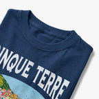 Cinque Terre Italy Vintage Travel Poster T-Shirt