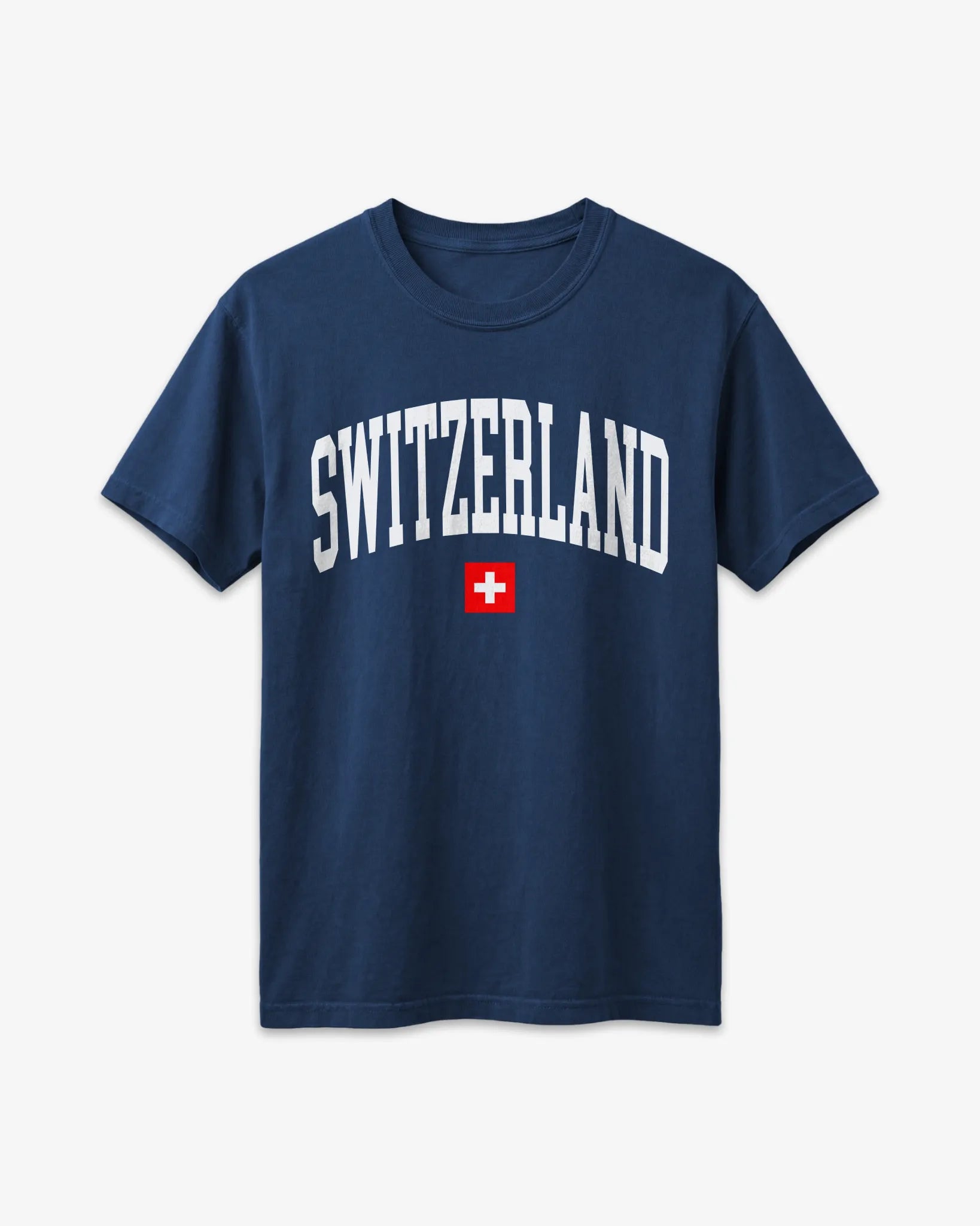Switzerland Collegiate Flag T-Shirt