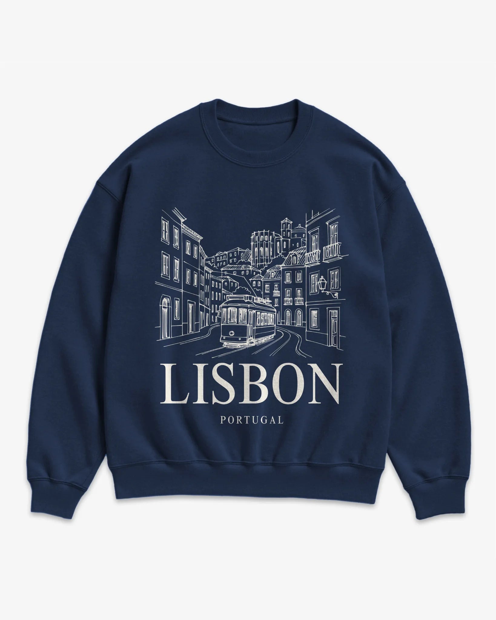 Lisbon Vintage Sketch Sweatshirt