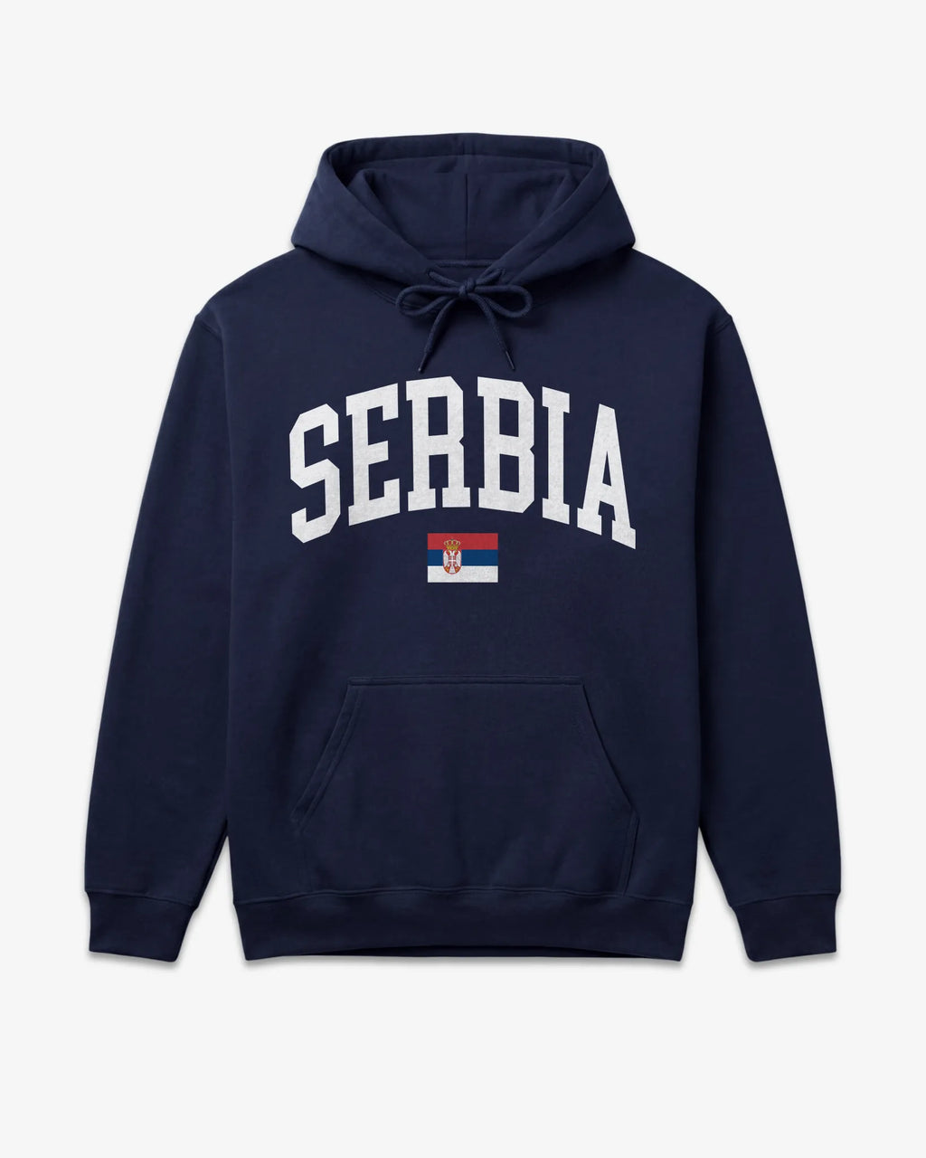 Serbia Collegiate Flag Hoodie