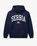 Serbia Collegiate Flag Hoodie