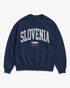 Slovenia Collegiate Flag Sweatshirt