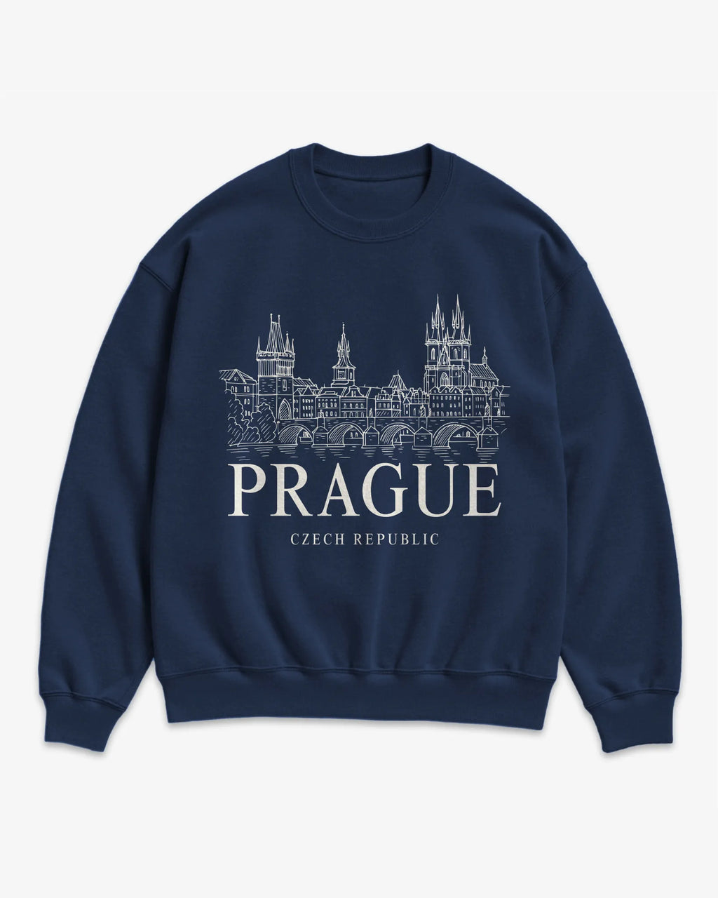 Prague Vintage Sketch Sweatshirt