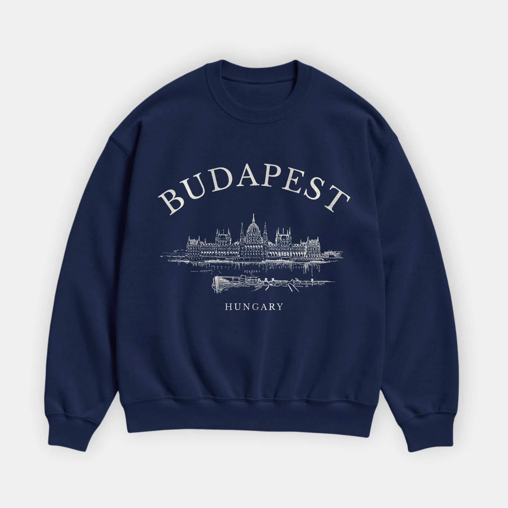 Budapest Vintage Sketch Sweatshirt