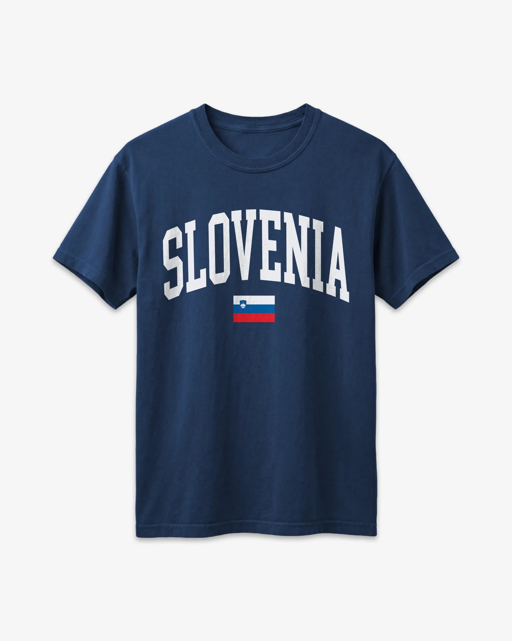 Slovenia Collegiate Flag T-Shirt