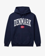 Denmark Collegiate Flag Hoodie