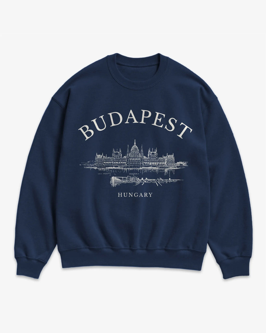 Budapest Vintage Sketch Sweatshirt