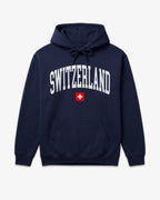 Switzerland Collegiate Flag Hoodie