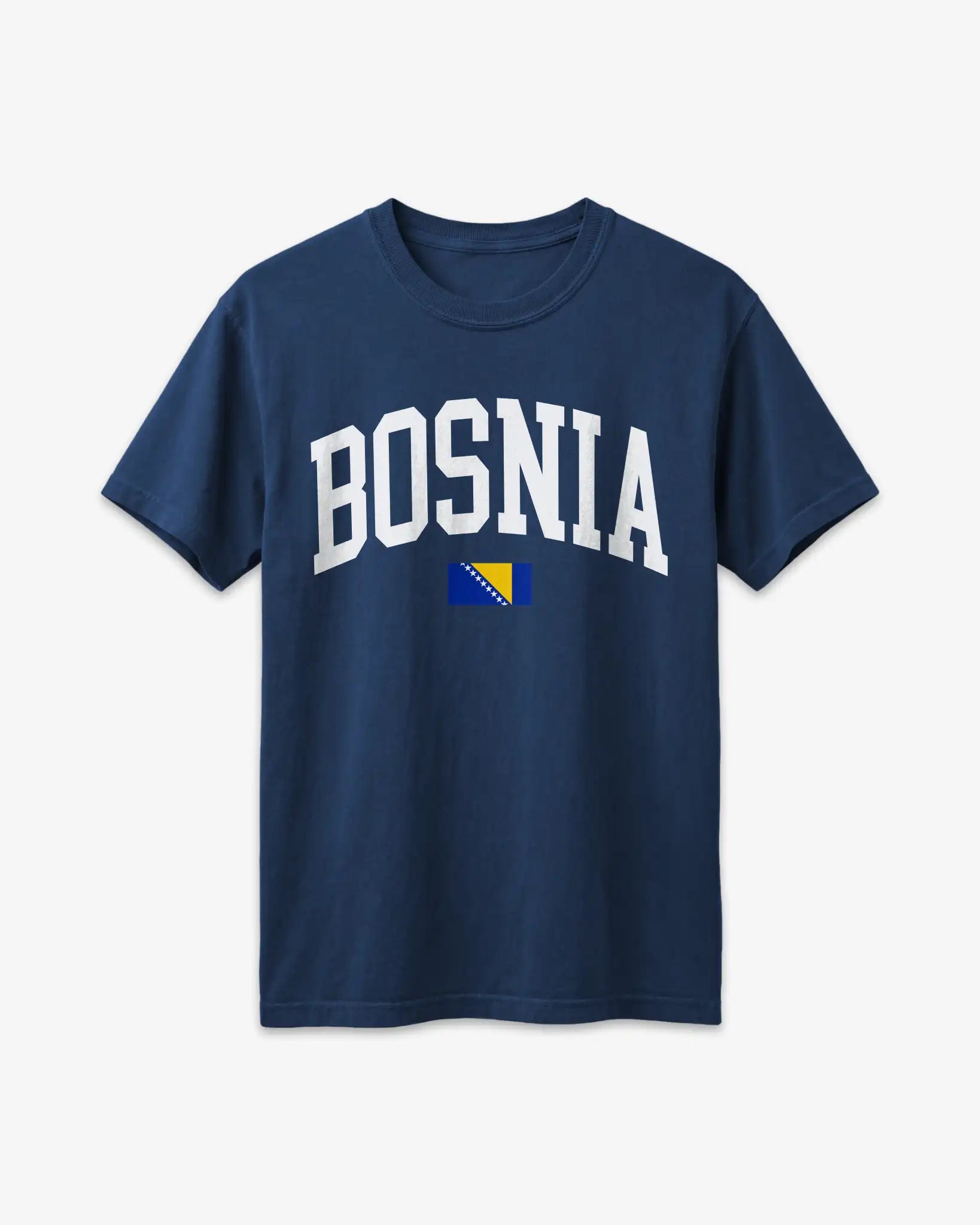 Bosnia Collegiate Flag T-Shirt