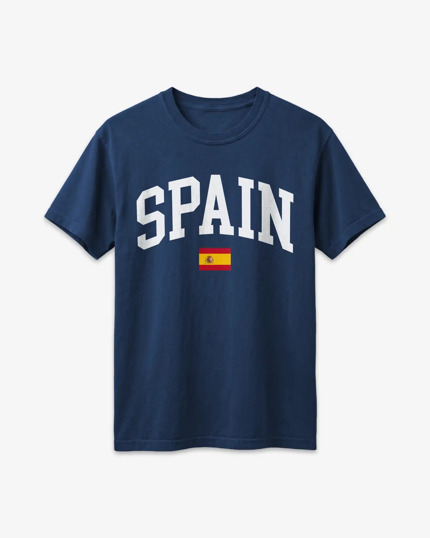 Spain Collegiate Flag T-Shirt