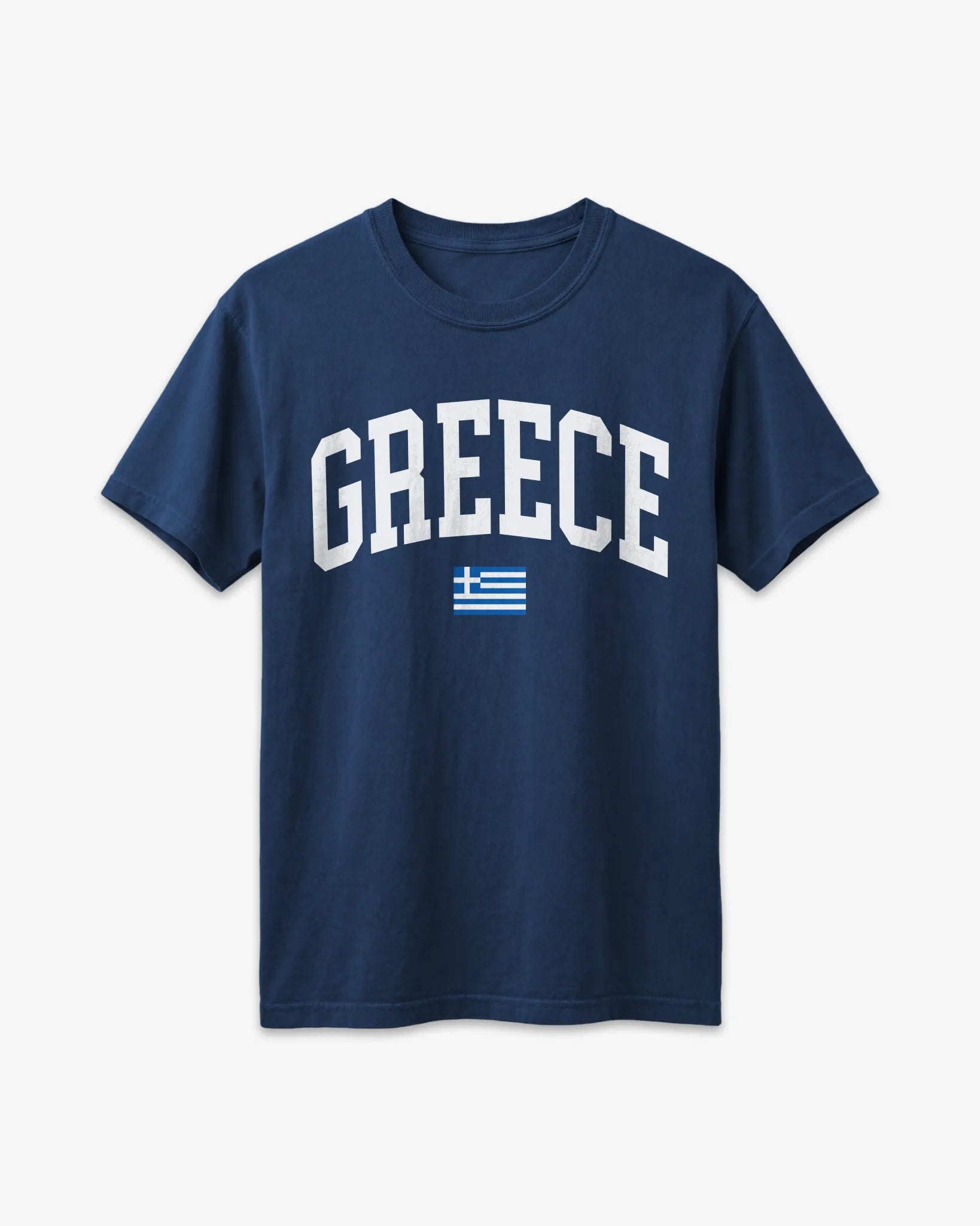 Greece Collegiate Flag T-Shirt