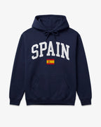 Spain Collegiate Flag Hoodie