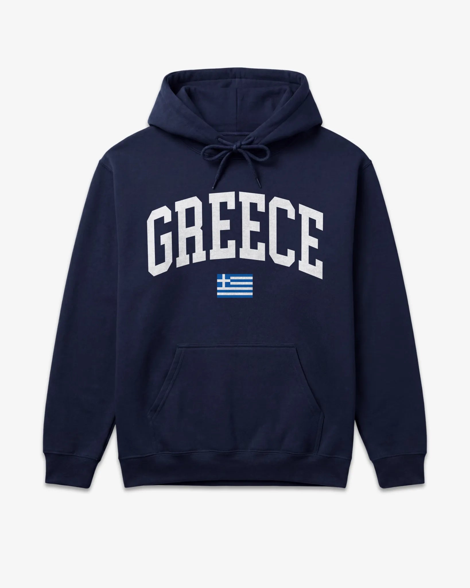 Greece Collegiate Flag Hoodie