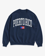Puerto Rico Collegiate Flag Sweatshirt