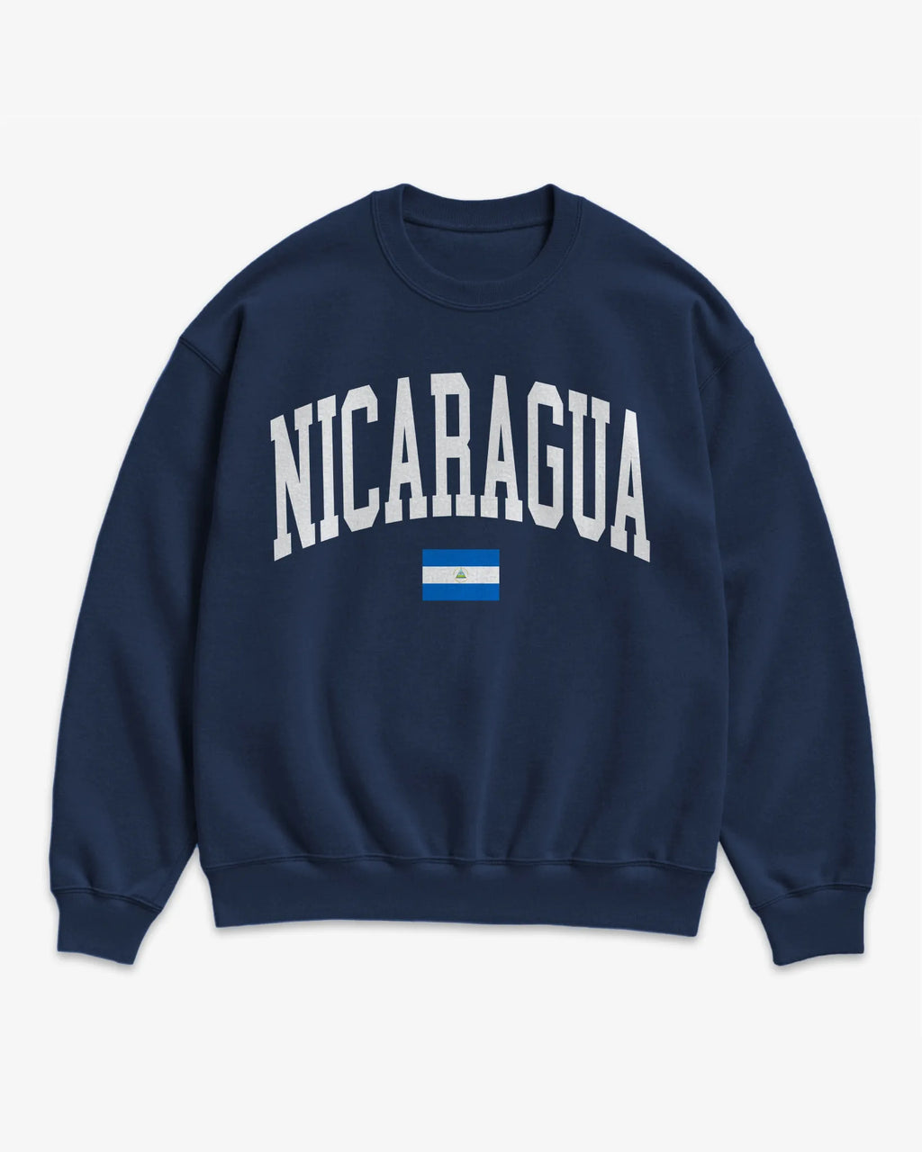 Nicaragua Collegiate Flag Sweatshirt