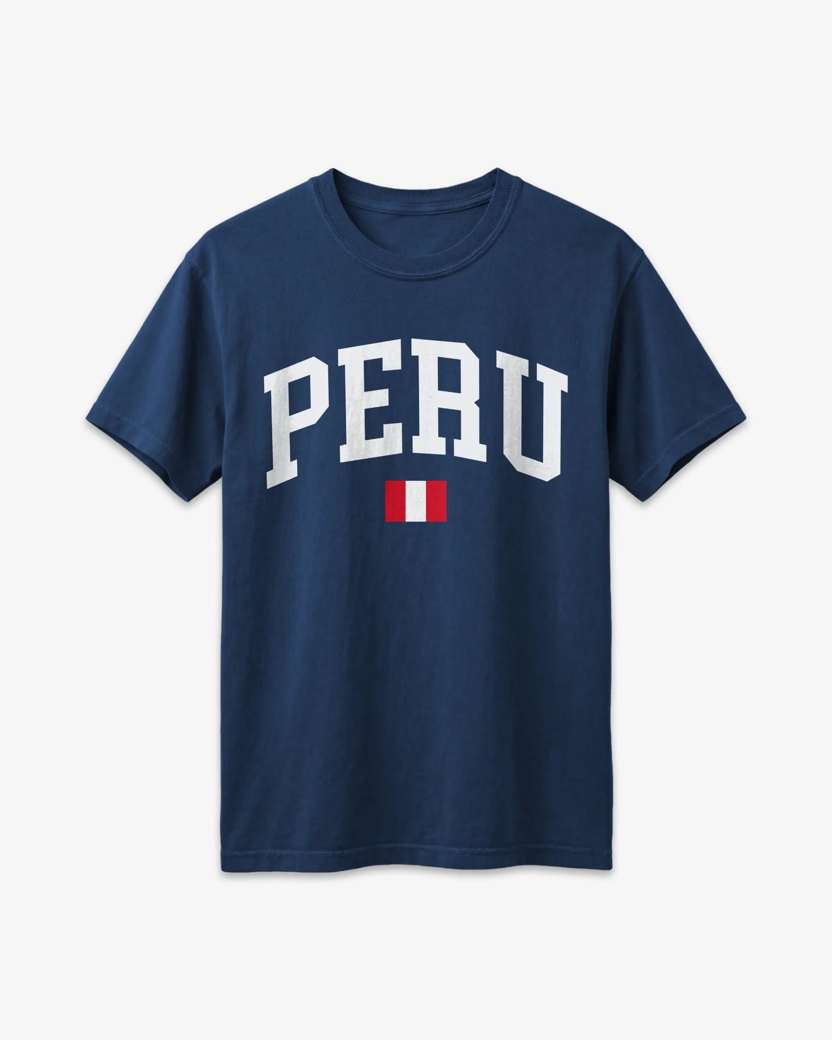 Peru Collegiate Flag T-Shirt