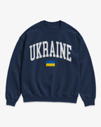 Ukraine Collegiate Flag Sweatshirt