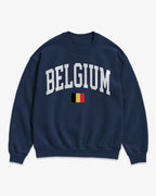 Belgium Collegiate Flag Sweatshirt