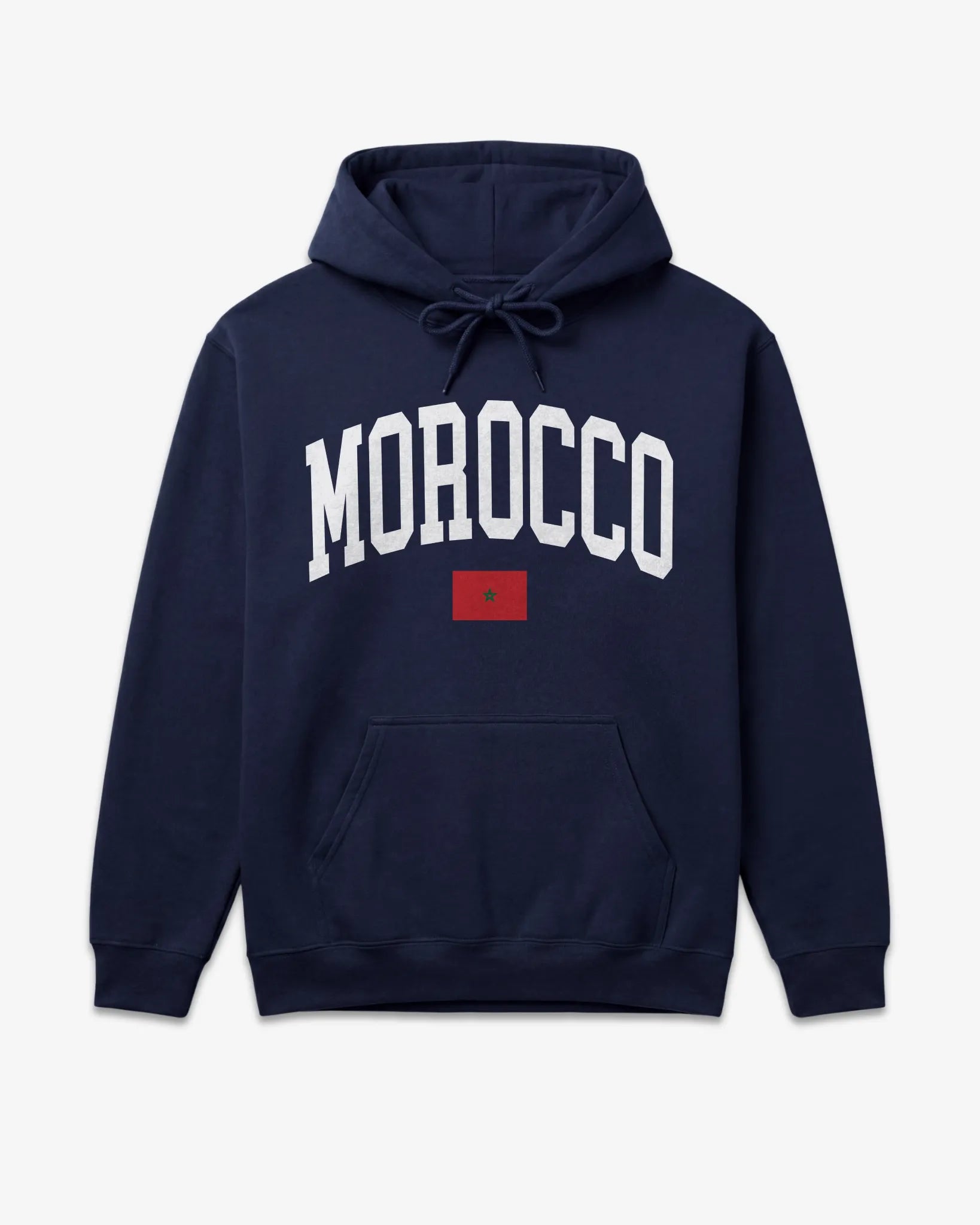 Morocco Collegiate Flag Hoodie