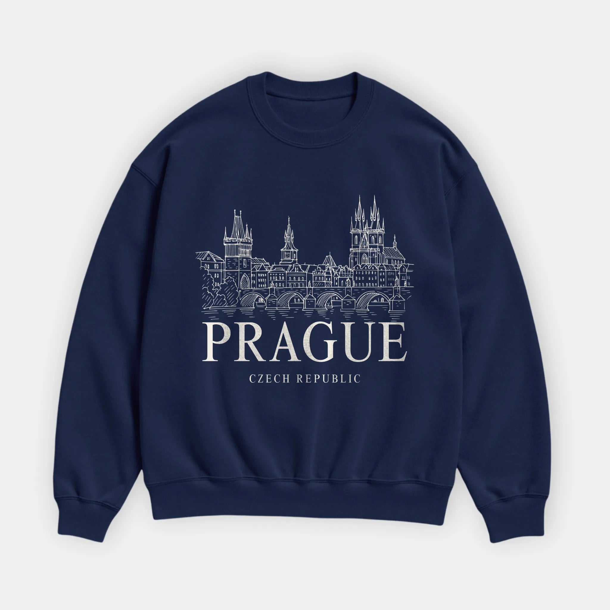 Prague Vintage Sketch Sweatshirt