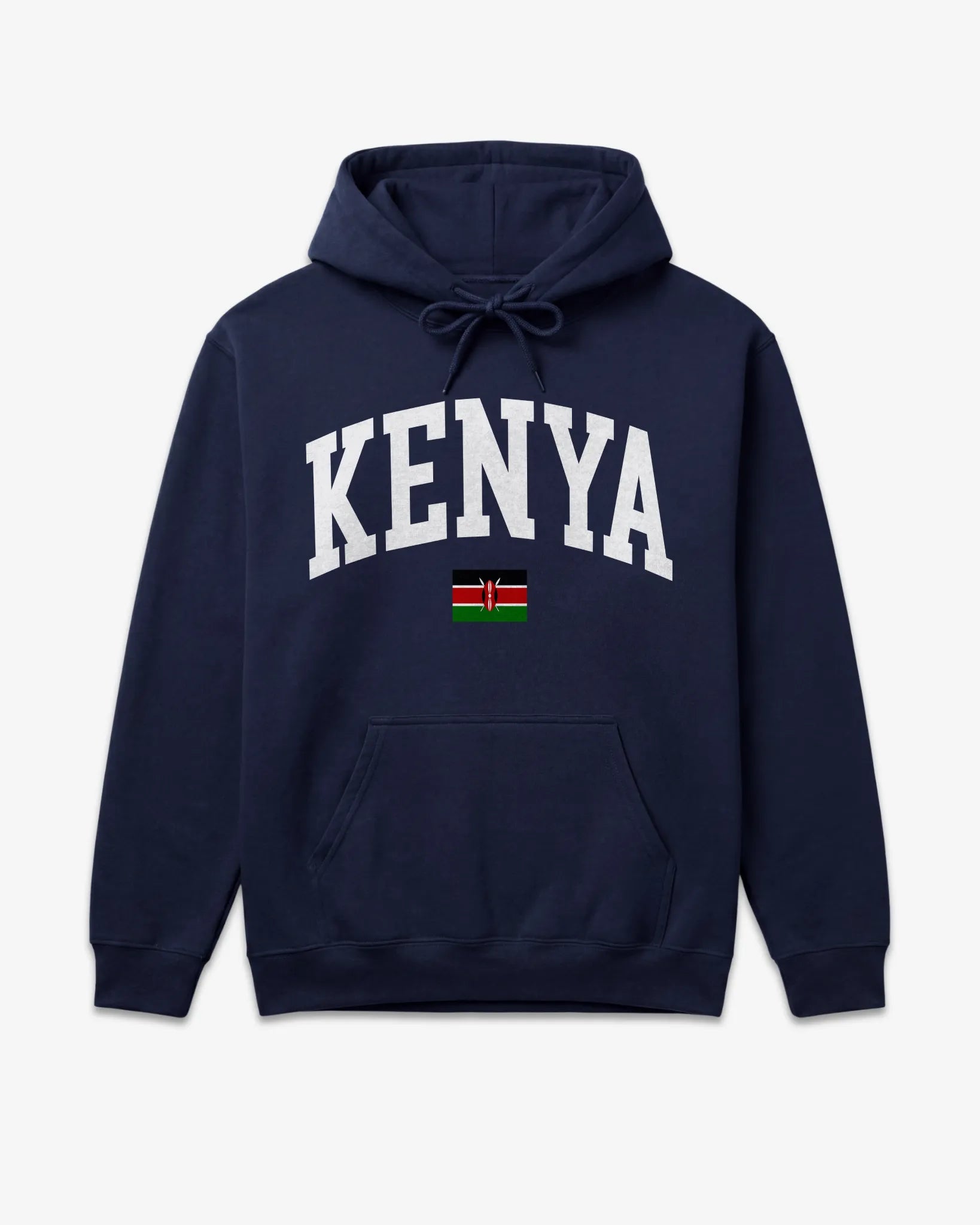 Kenya Collegiate Flag Hoodie