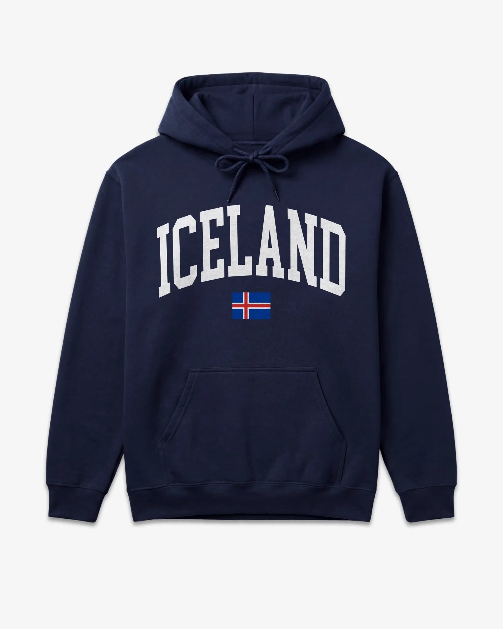 Iceland Collegiate Flag Hoodie