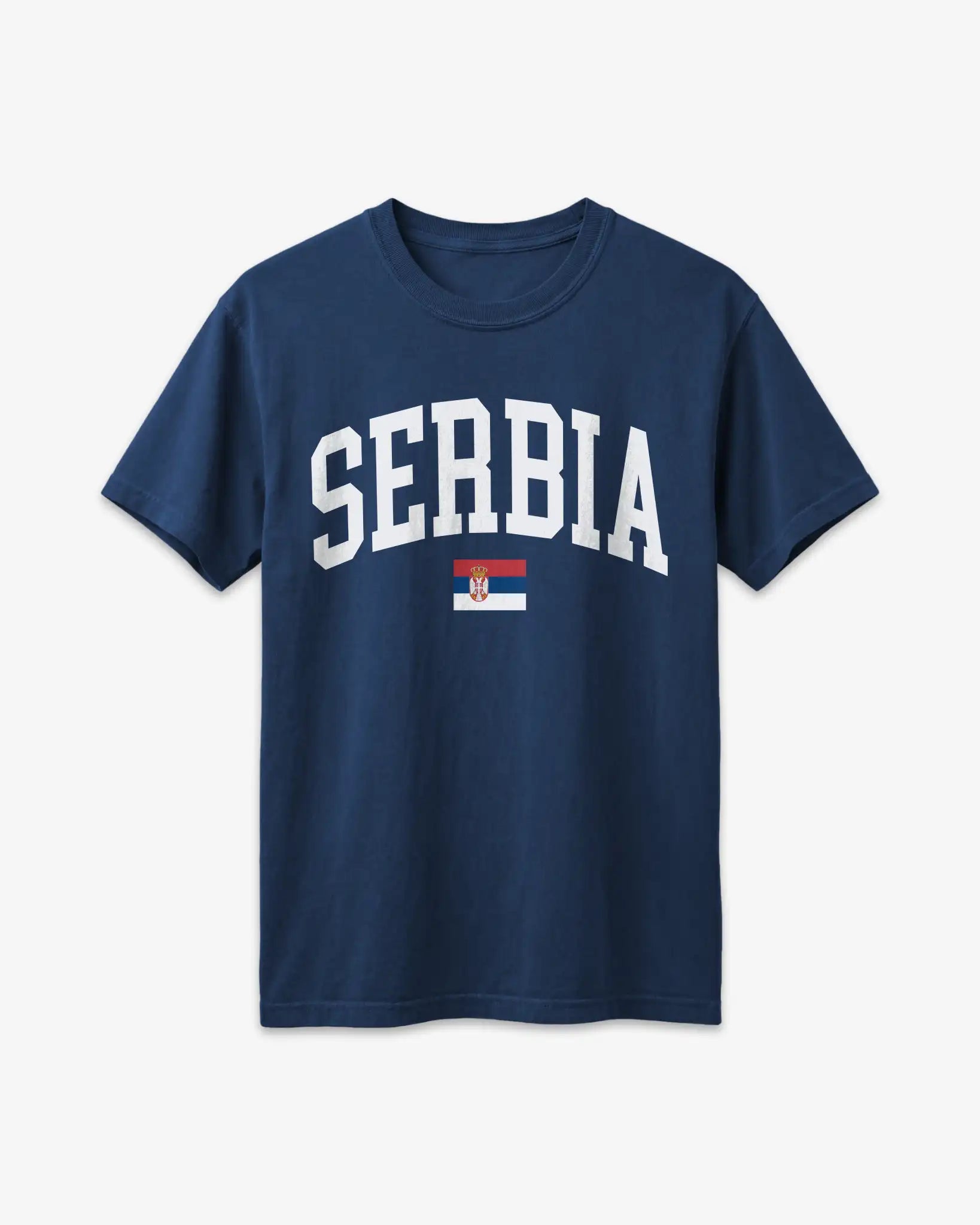 Serbia Collegiate Flag T-Shirt
