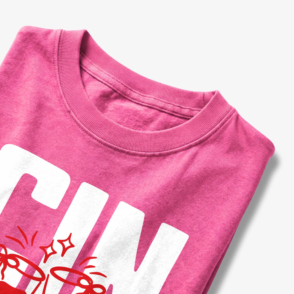 Cin Cin Italian Cheers Wine Graphic T-Shirt