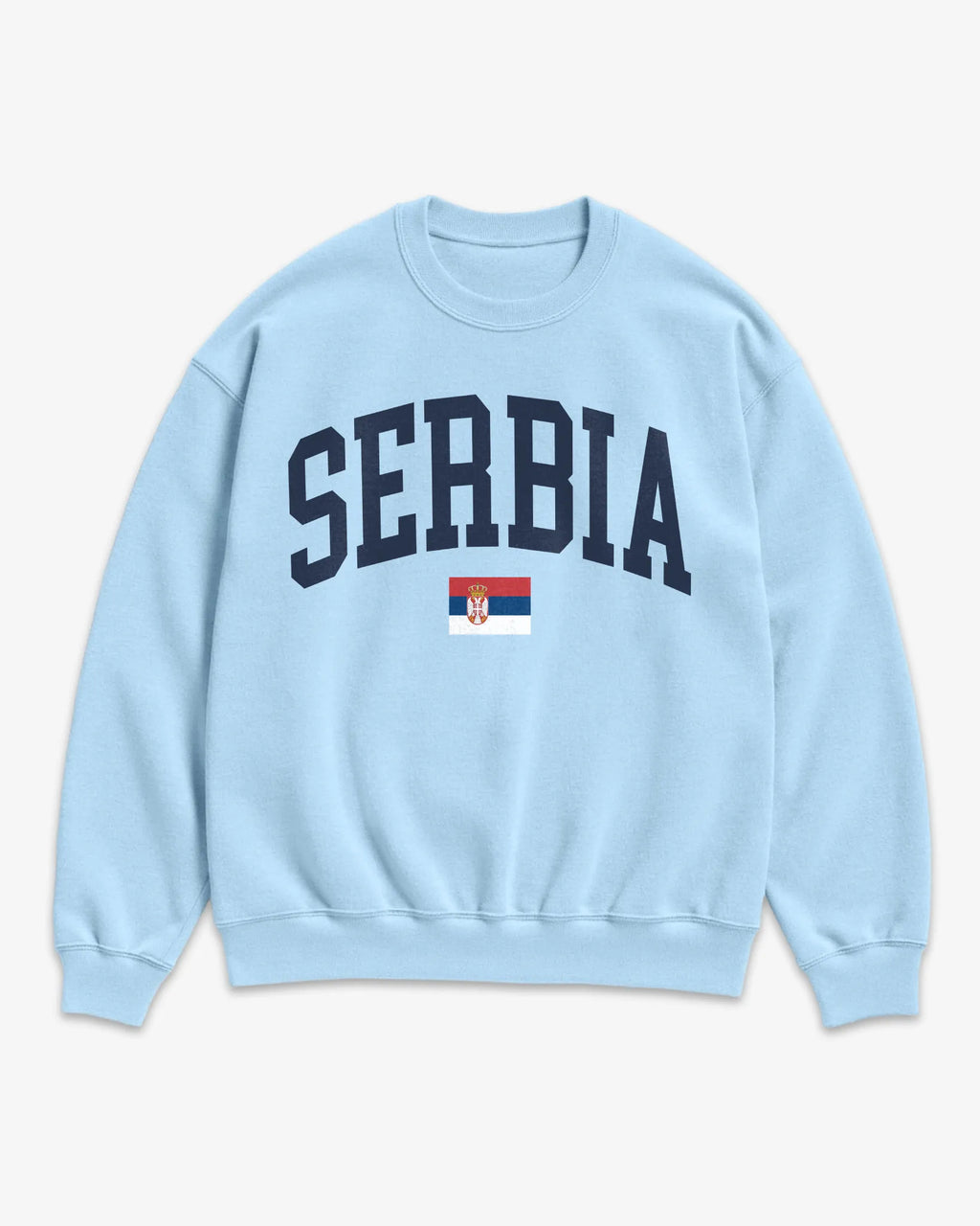 Serbia Collegiate Flag Sweatshirt