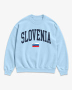Slovenia Collegiate Flag Sweatshirt