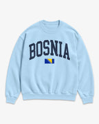 Bosnia Collegiate Flag Sweatshirt