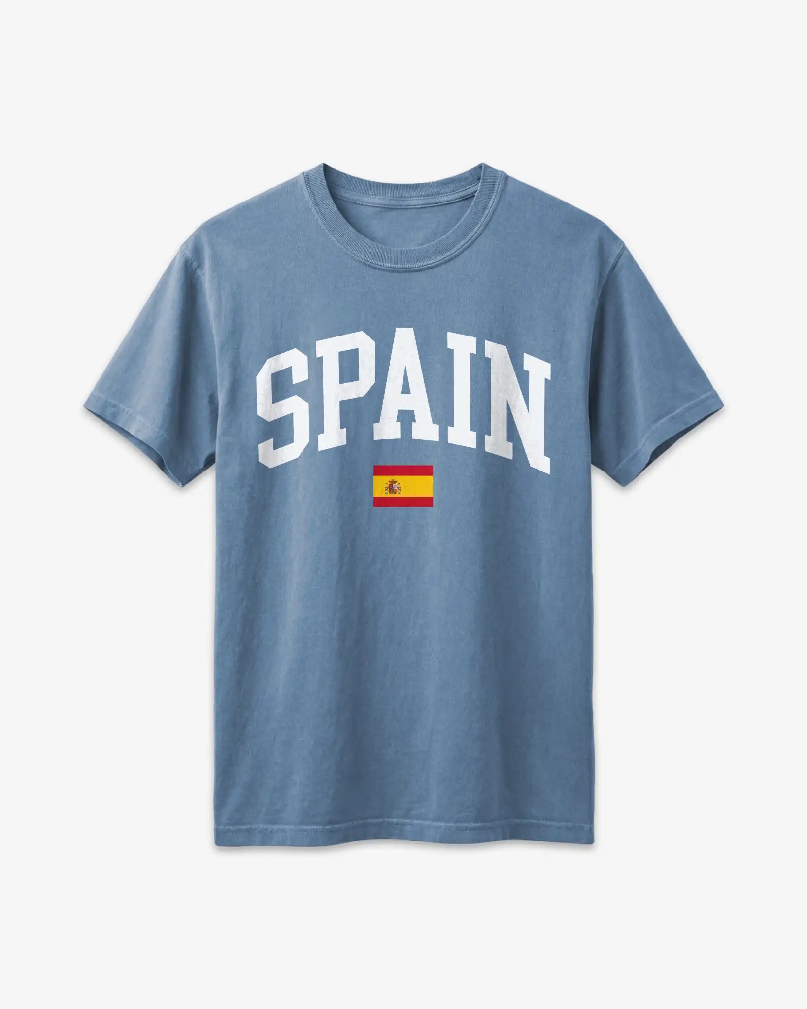 Spain Collegiate Flag T-Shirt