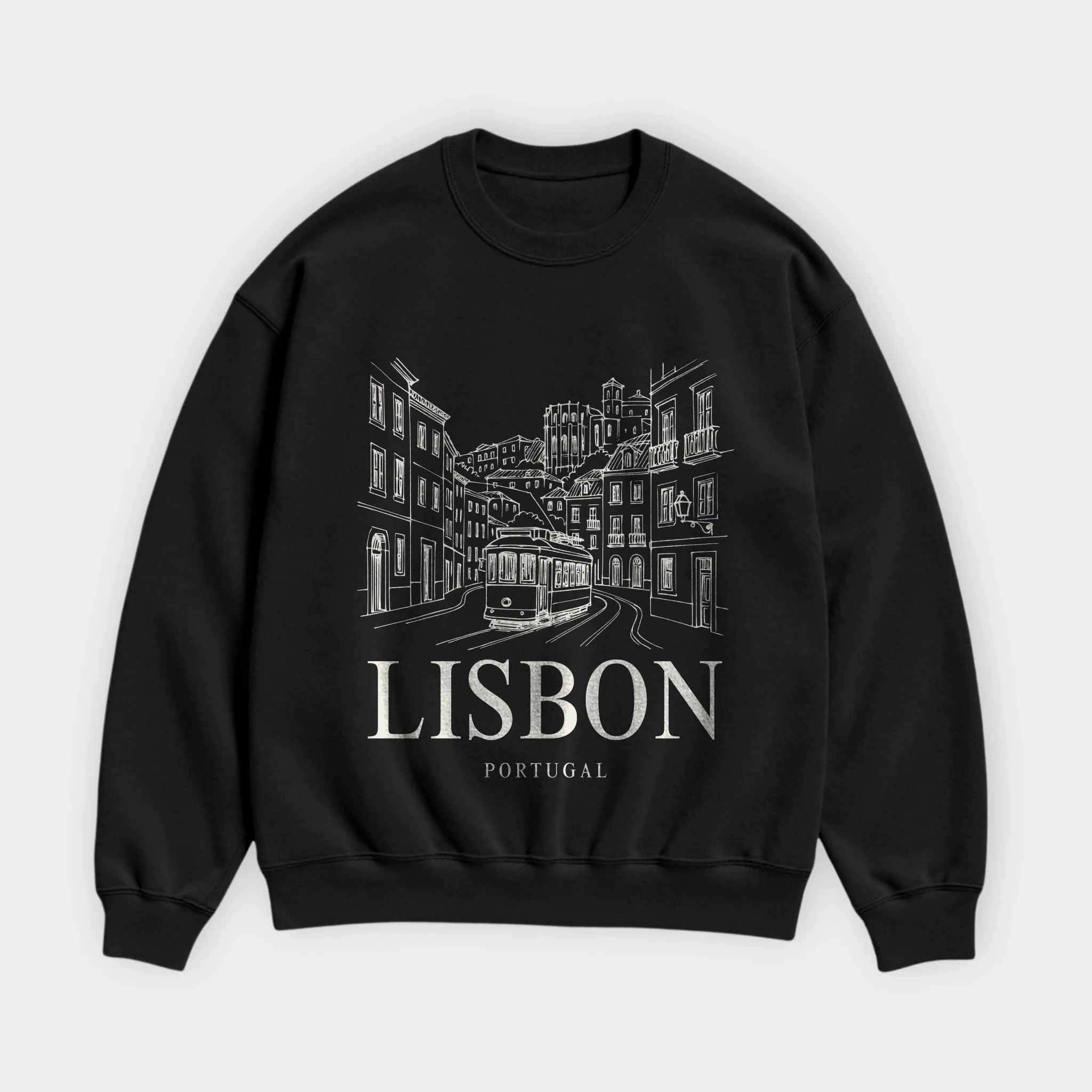 Lisbon Vintage Sketch Sweatshirt