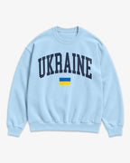 Ukraine Collegiate Flag Sweatshirt