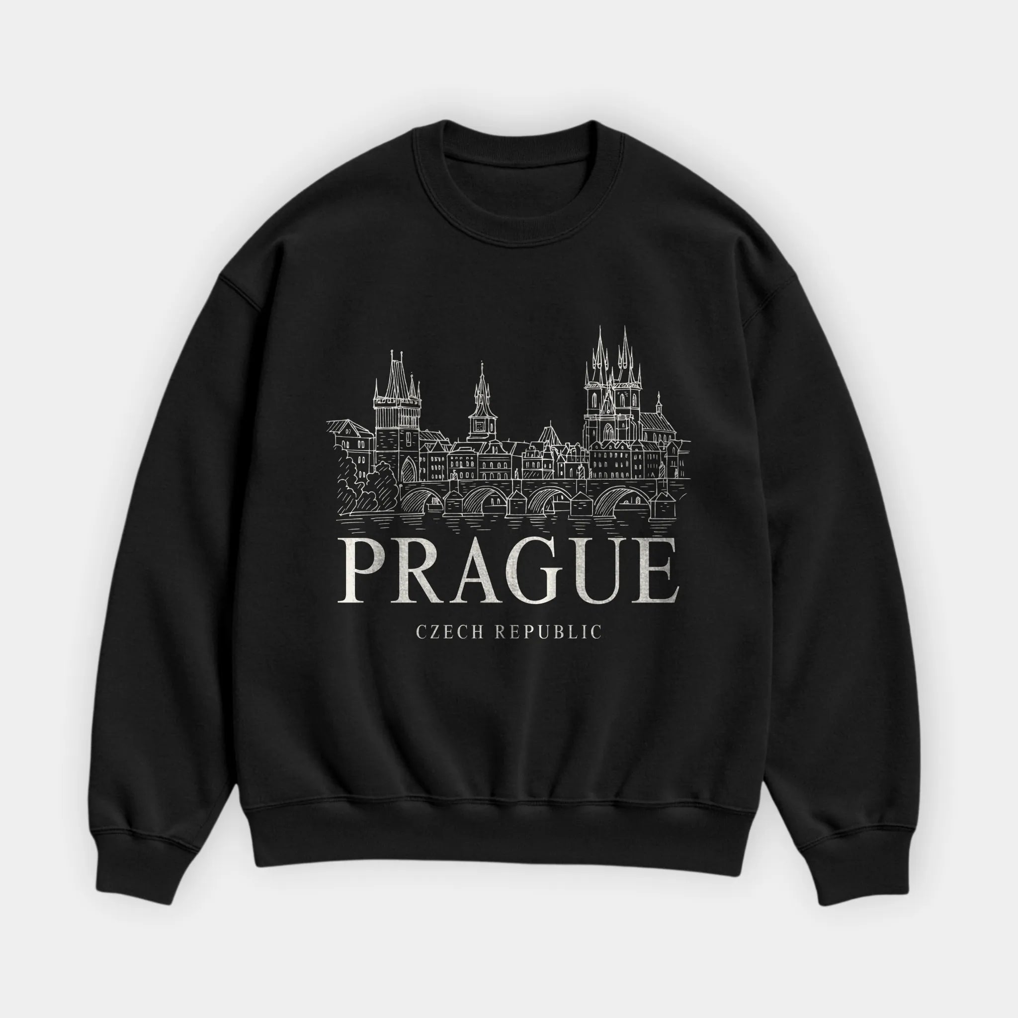Prague Vintage Sketch Sweatshirt