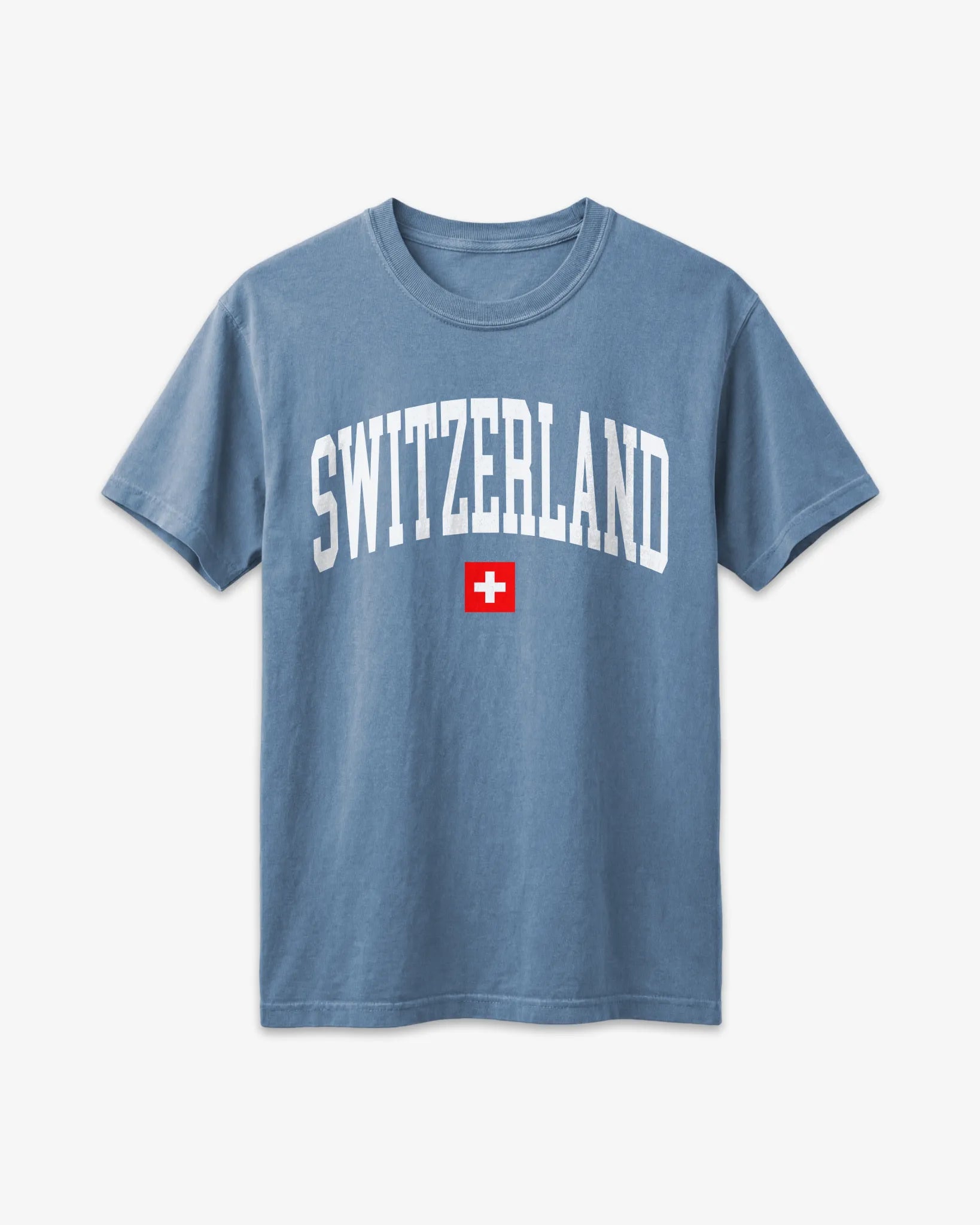 Switzerland Collegiate Flag T-Shirt