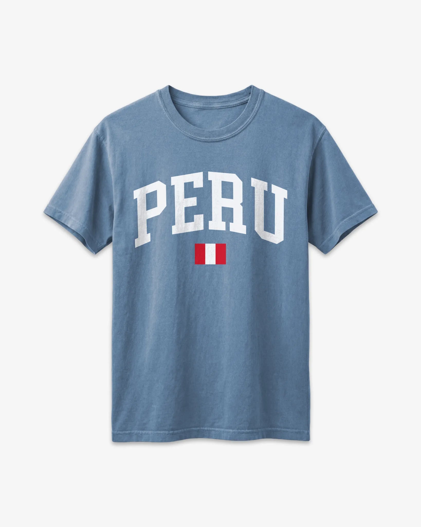 Peru Collegiate Flag T-Shirt