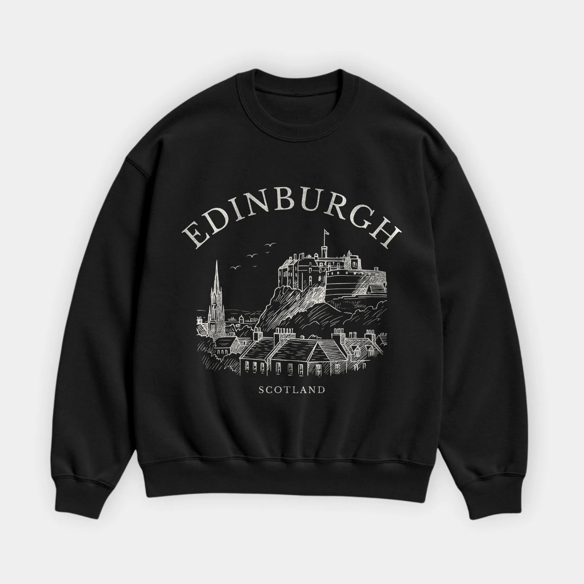 Edinburgh Vintage Sketch Sweatshirt