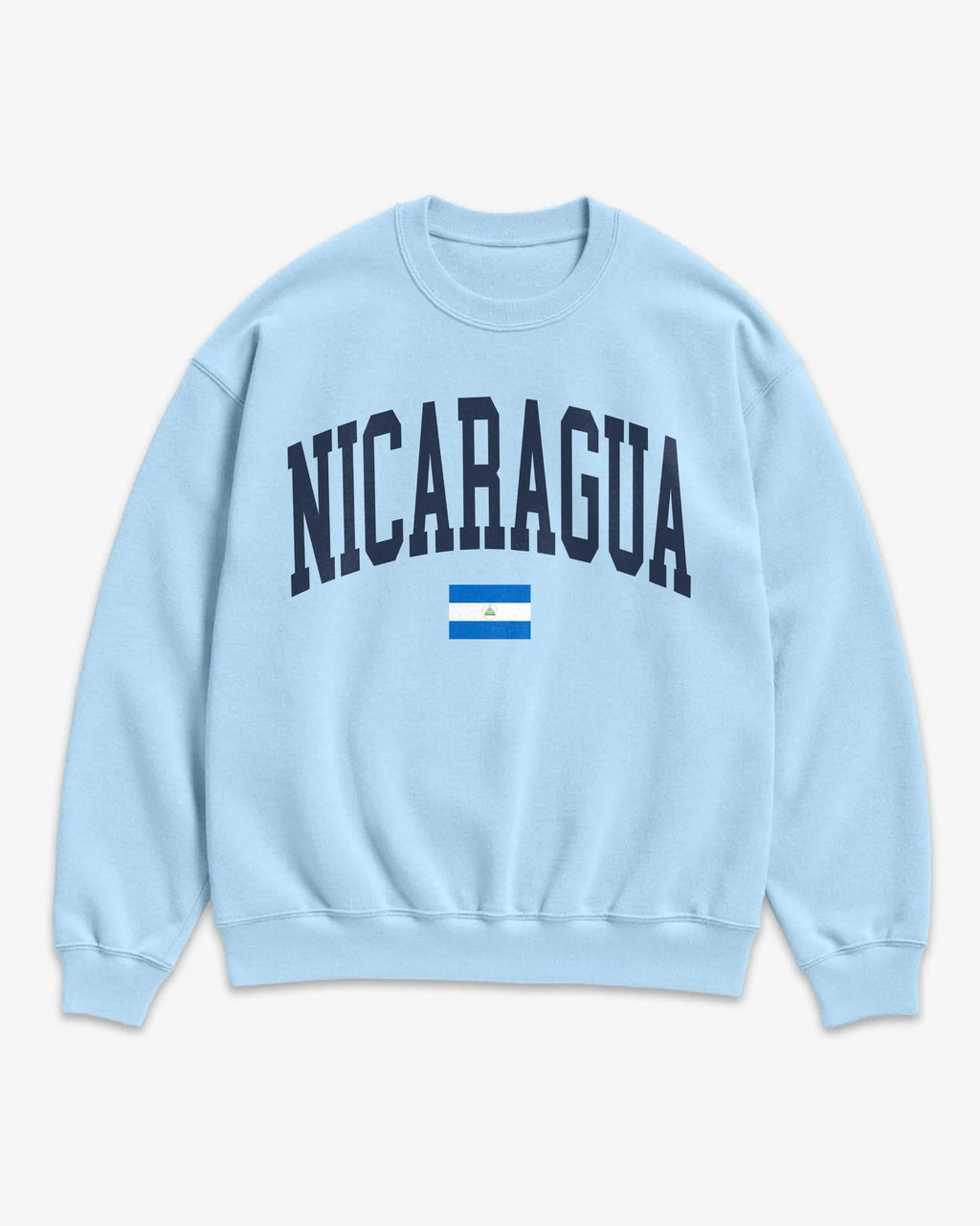 Nicaragua Collegiate Flag Sweatshirt