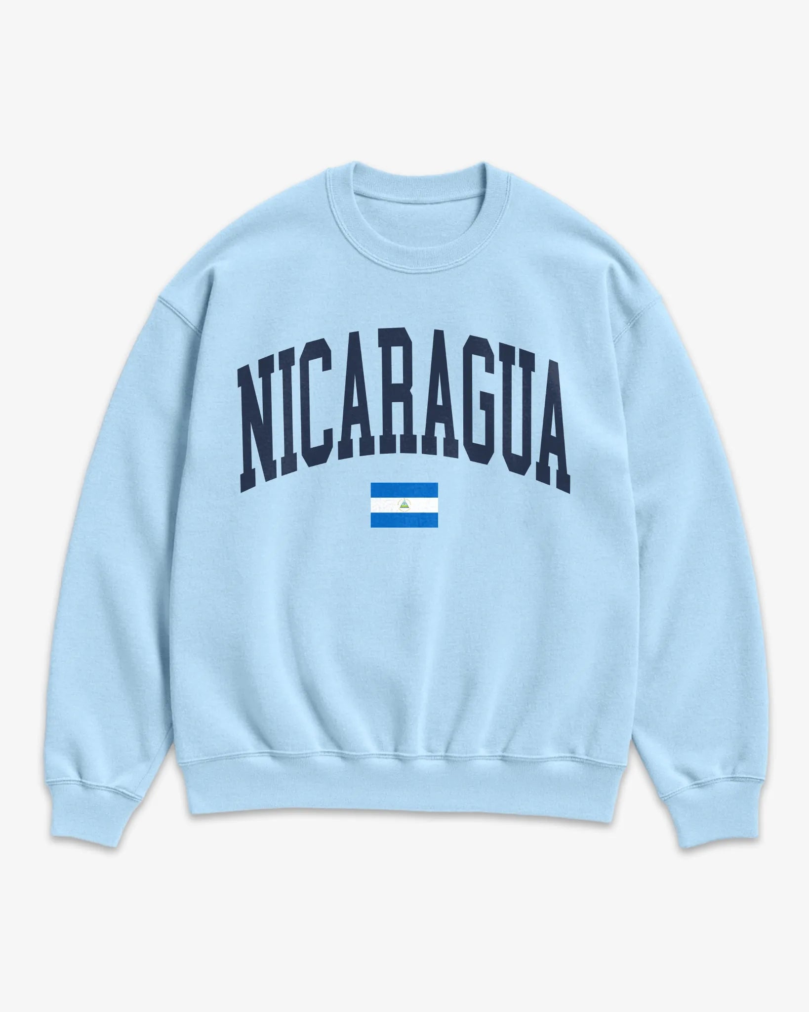 Nicaragua Collegiate Flag Sweatshirt