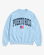 Puerto Rico Collegiate Flag Sweatshirt