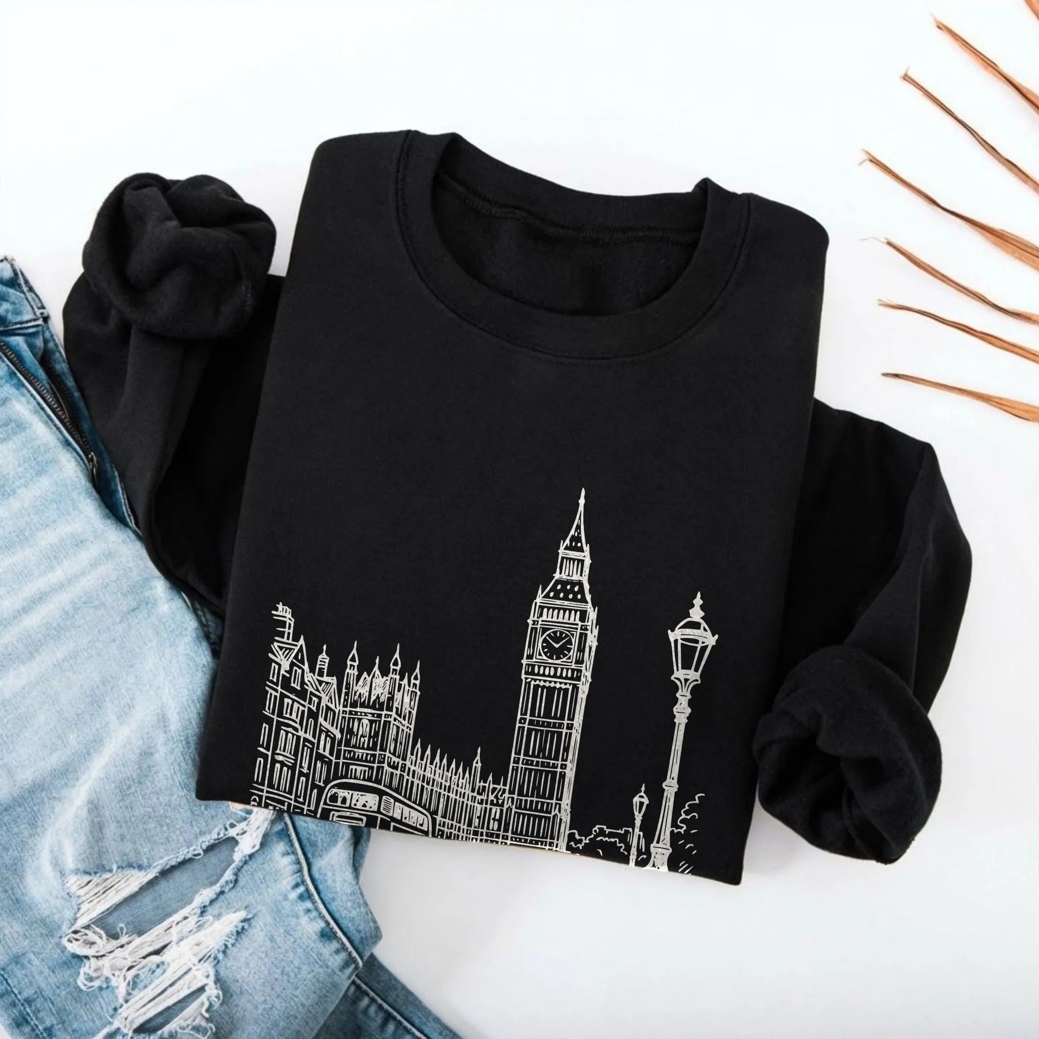 London Vintage Sketch Sweatshirt