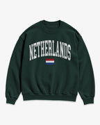 Netherlands Collegiate Flag Sweatshirt