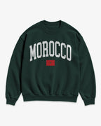 Morocco Collegiate Flag Sweatshirt