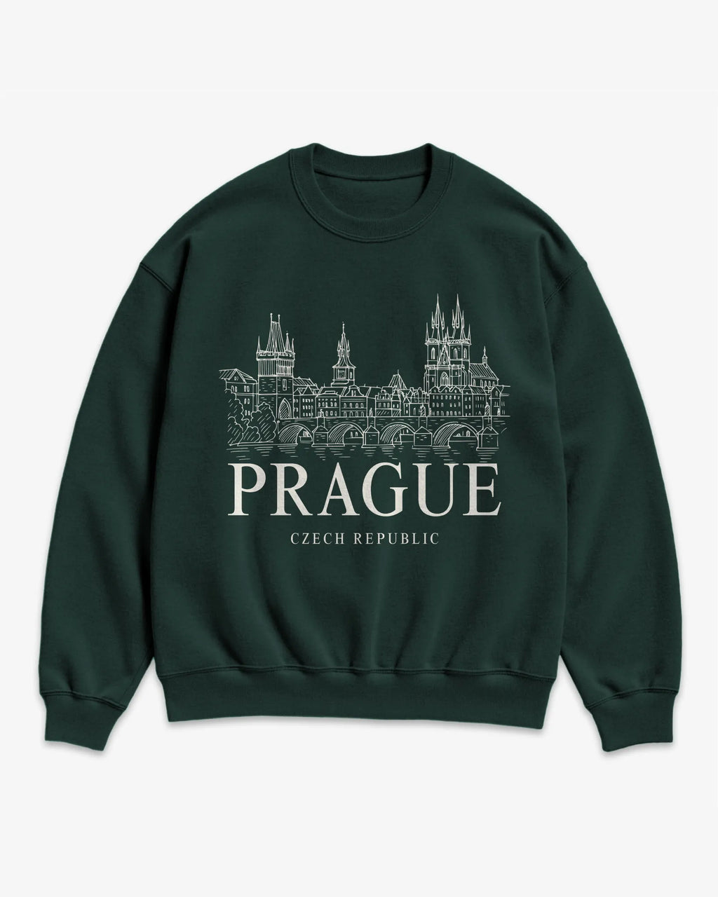 Prague Vintage Sketch Sweatshirt