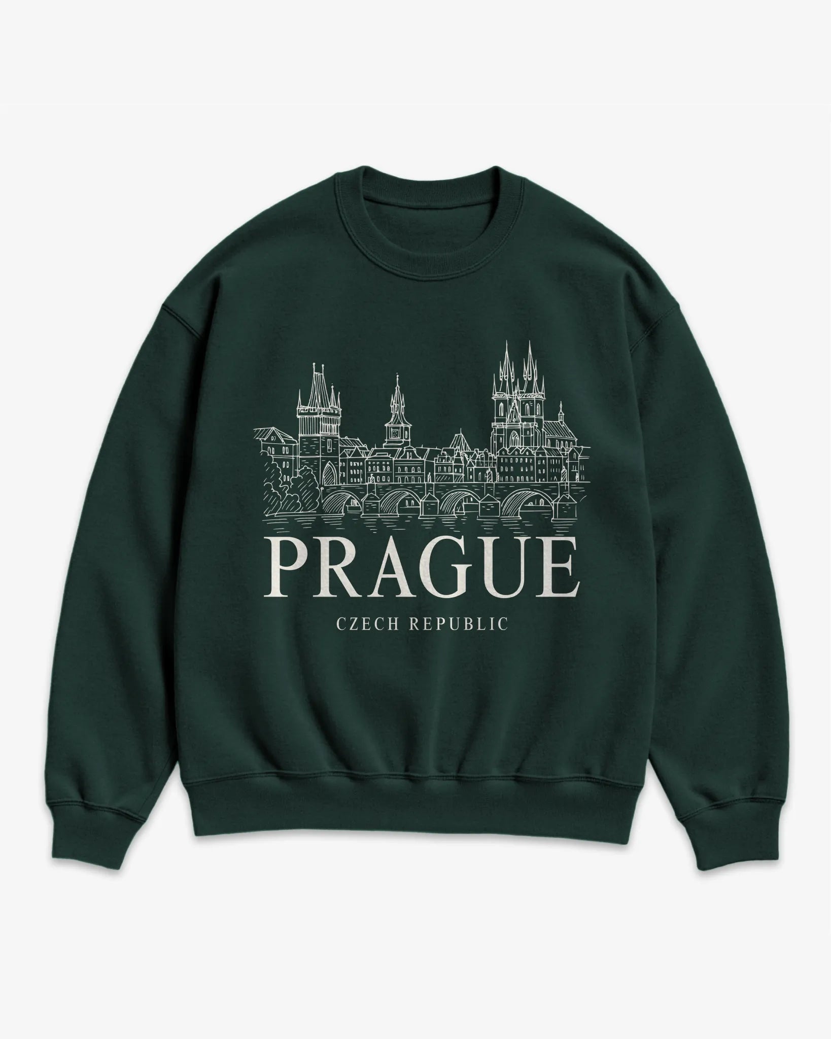 Prague Vintage Sketch Sweatshirt