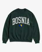 Bosnia Collegiate Flag Sweatshirt