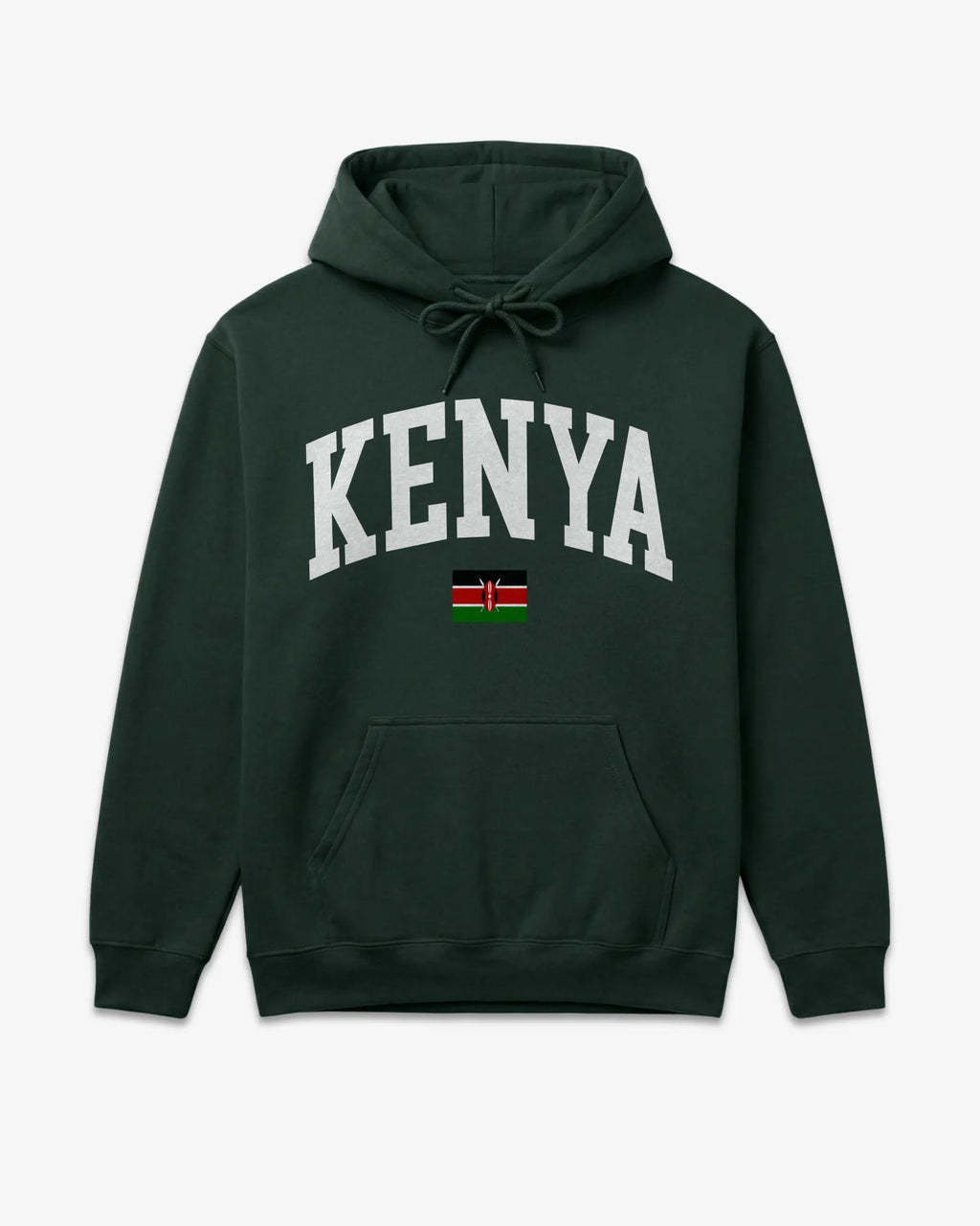 Kenya Collegiate Flag Hoodie