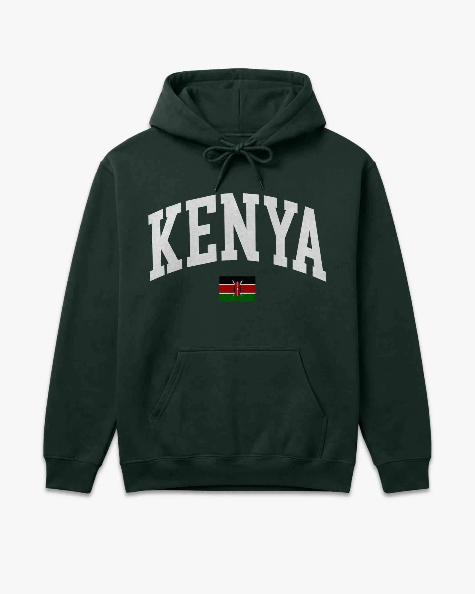 Kenya Collegiate Flag Hoodie