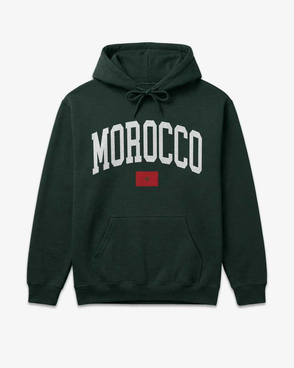 Morocco Collegiate Flag Hoodie